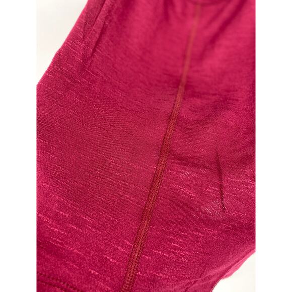 Whisper Burgundy Strappy Open Back Tank Top 1X NEW Womens Summer Gym Flowy - Picture 7 of 8